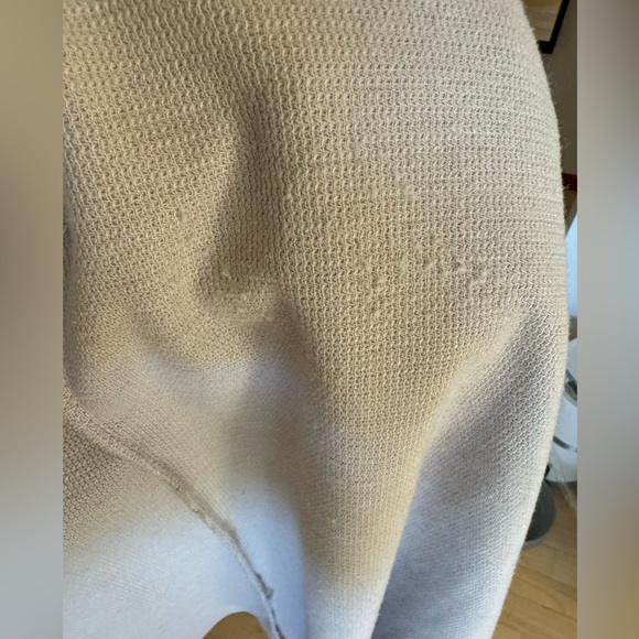 Felt long trench coat in beige perfect and on trend  for fall - Picture 8 of 11